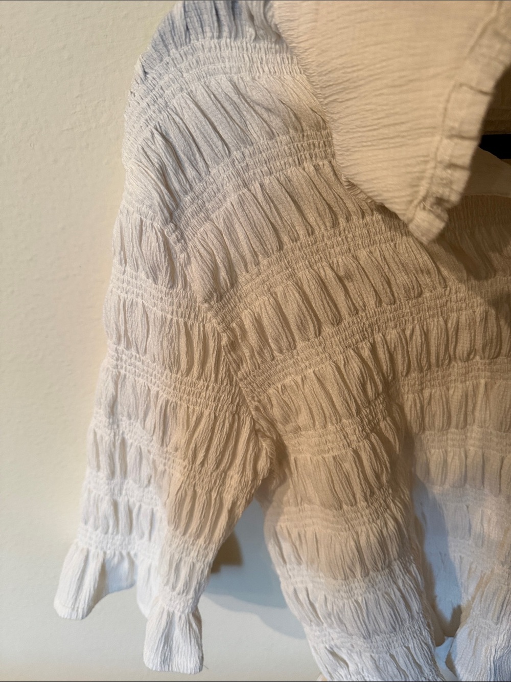 Anthropologie - Maeve - Smocked Button Down Top - Picture 5 of 10